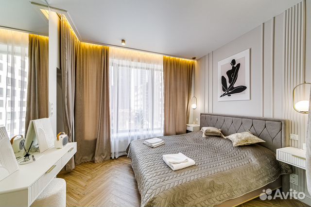 

Квартира-студия, 27 м², 2 кровати