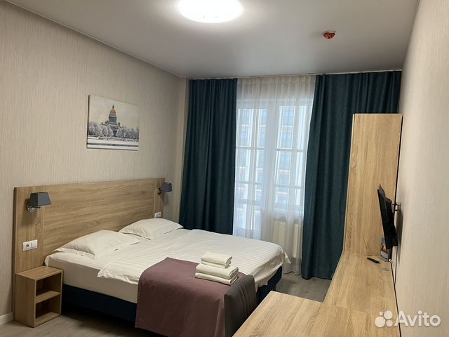 

Квартира-студия, 28 м², 2 кровати
