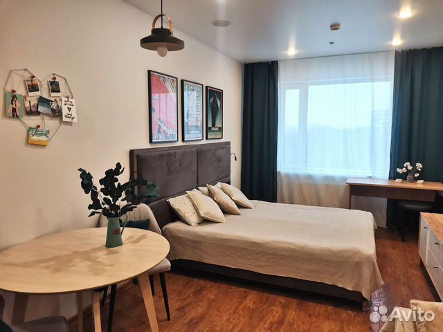 

Квартира-студия, 28 м², 4 кровати