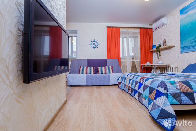 

Квартира-студия, 35 м², 2 кровати