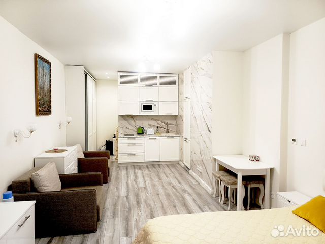 

Квартира-студия, 55 м², 2 кровати
