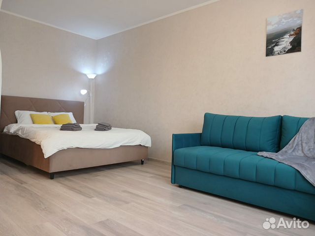 

1-к. квартира, 40 м², 2 кровати
