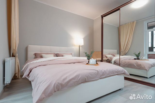 

1-к. квартира, 40 м², 2 кровати