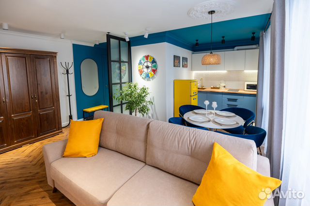 

1-к. квартира, 45 м², 3 кровати