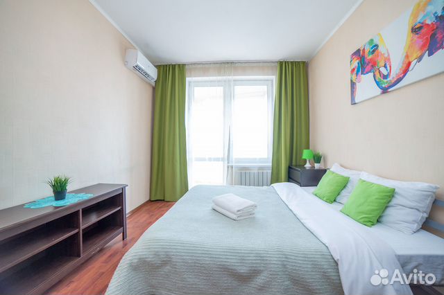 

1-к. квартира, 45 м², 3 кровати