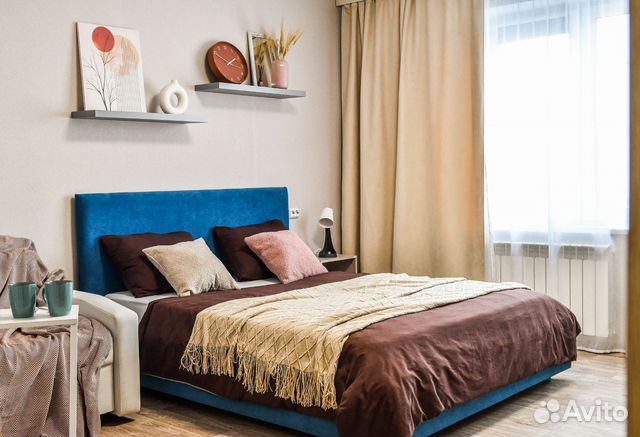 

1-к. квартира, 40 м², 2 кровати