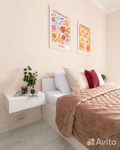 

1-к. квартира, 38 м², 2 кровати