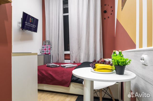 

Квартира-студия, 10,7 м², 1 кровать