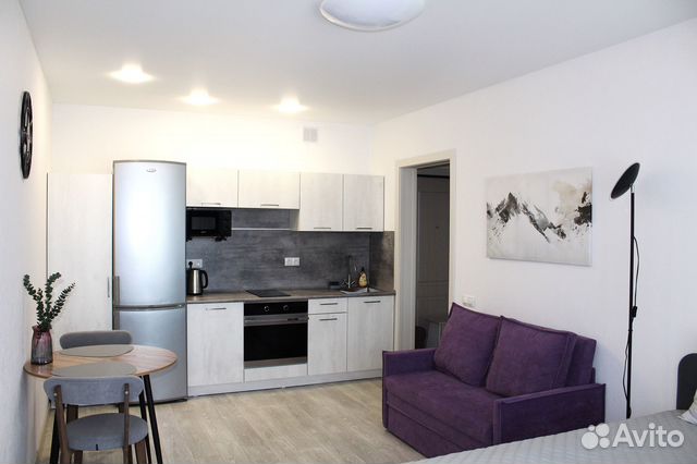 

Квартира-студия, 28 м², 1 кровать