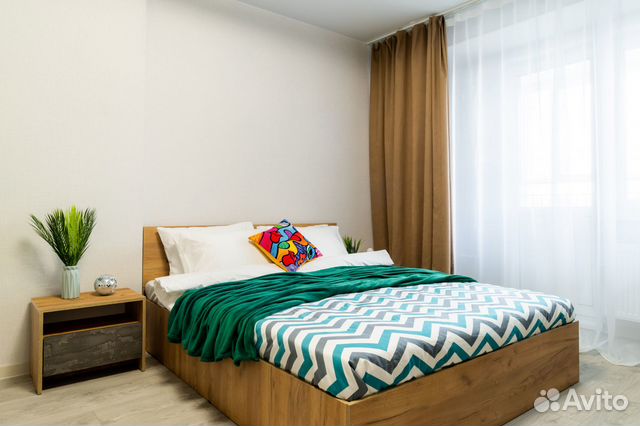 

1-к. квартира, 43 м², 2 кровати