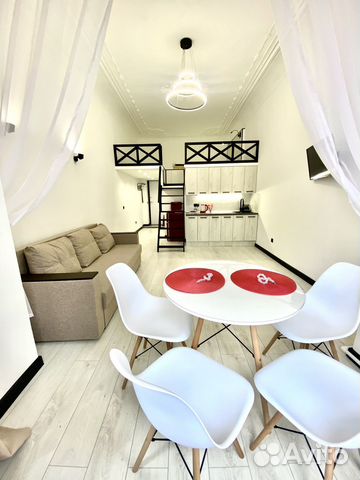 

Квартира-студия, 35 м², 2 кровати