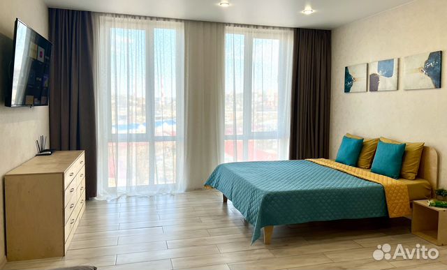 

1-к. квартира, 34 м², 2 кровати