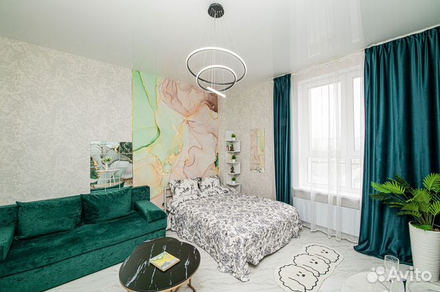 

Квартира-студия, 36 м², 2 кровати
