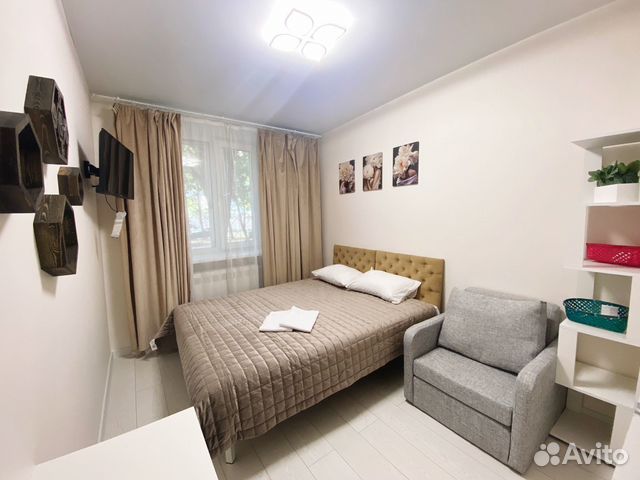 

Квартира-студия, 21 м², 2 кровати