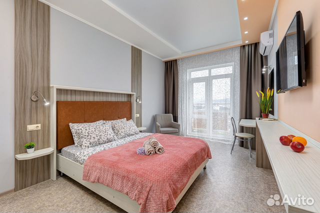 

1-к. квартира, 39 м², 2 кровати