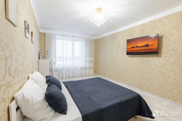 

1-к. квартира, 44 м², 2 кровати