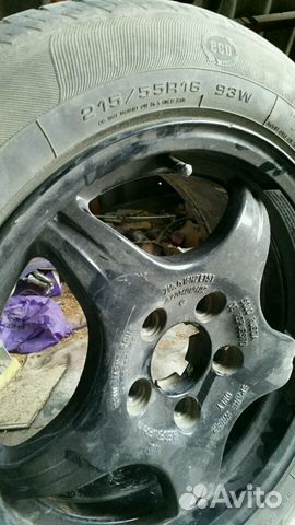 Скать одна.215 55 16.с диском торг