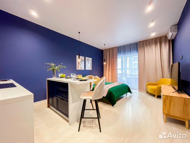 

Квартира-студия, 30 м², 3 кровати