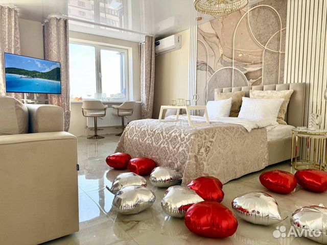 

Квартира-студия, 50 м², 2 кровати