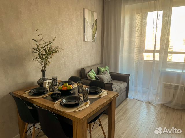

1-к. квартира, 38 м², 2 кровати