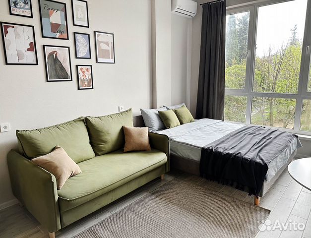 

Квартира-студия, 25 м², 2 кровати