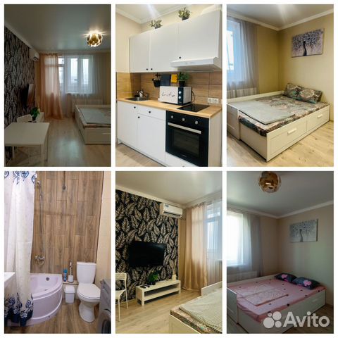 

Квартира-студия, 30 м², 2 кровати