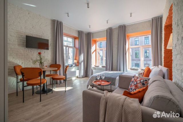 

Квартира-студия, 26 м², 2 кровати