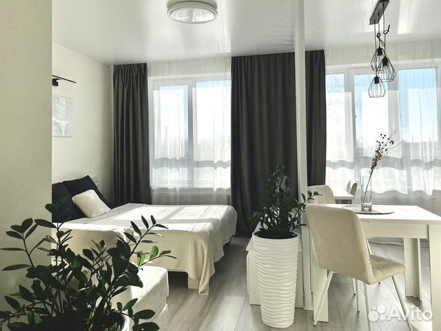 

Квартира-студия, 40 м², 2 кровати