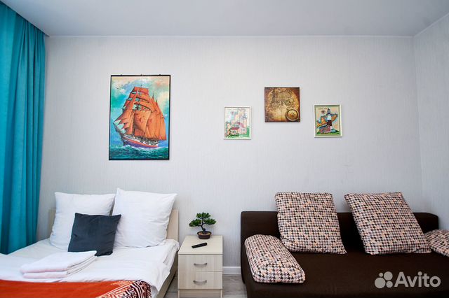 

1-к. квартира, 36 м², 2 кровати