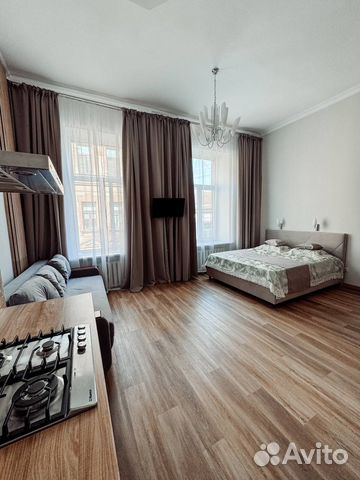 

Квартира-студия, 40 м², 3 кровати