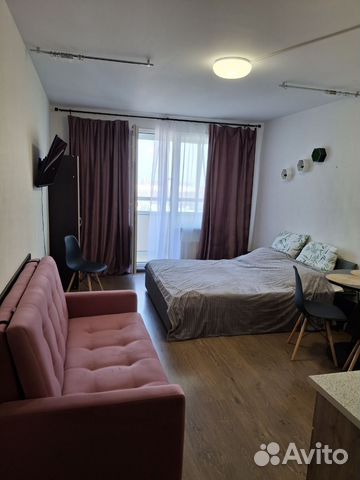 

Квартира-студия, 25 м², 2 кровати