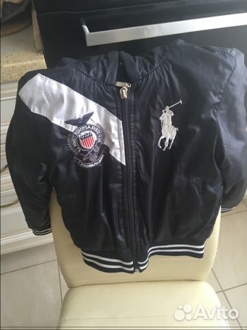 Куртка весенняя с капюшоном Ralph Lauren демисезон