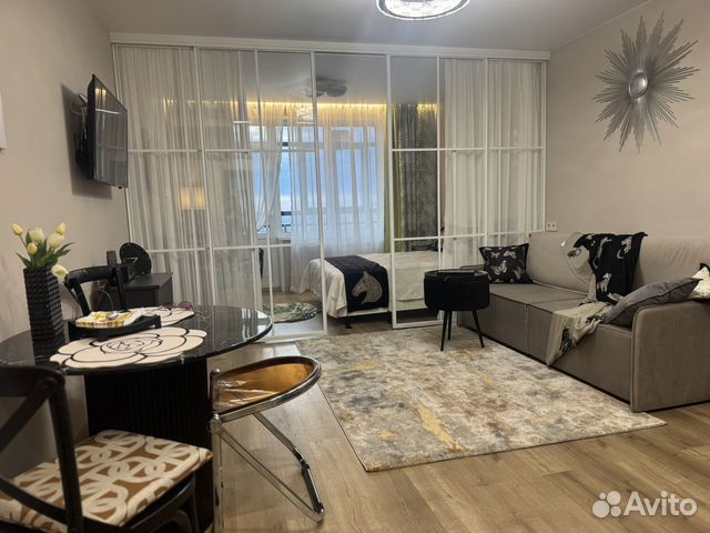 

Квартира-студия, 55 м², 2 кровати