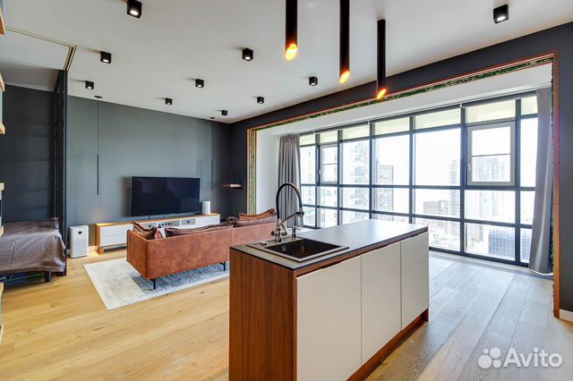 

Квартира-студия, 50 м², 2 кровати