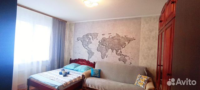 

1-к. квартира, 38 м², 3 кровати