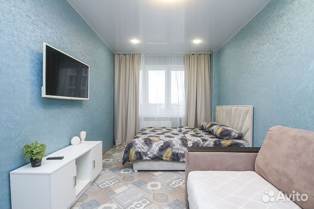 

1-к. квартира, 52 м², 3 кровати