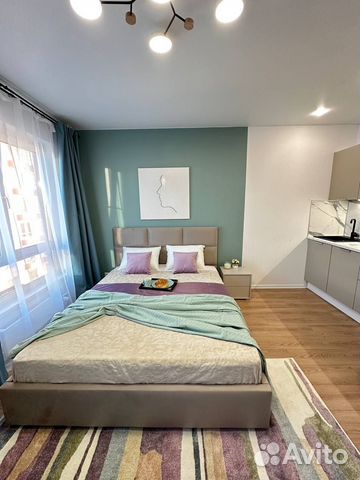 

Квартира-студия, 27 м², 2 кровати