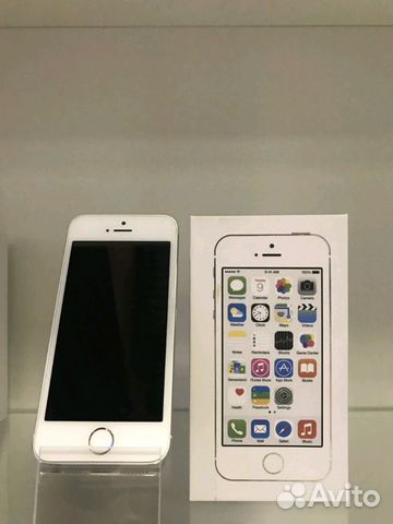 iPhone 5s Silver 16Gb Новый, Магазин