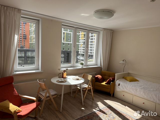 

Квартира-студия, 30 м², 2 кровати