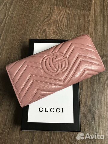 Кошелек Gucci с бабочкой розовый Кошелек Gucci с бабочкой розовый
