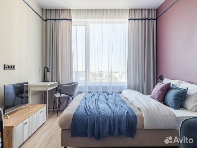 

Квартира-студия, 30 м², 2 кровати