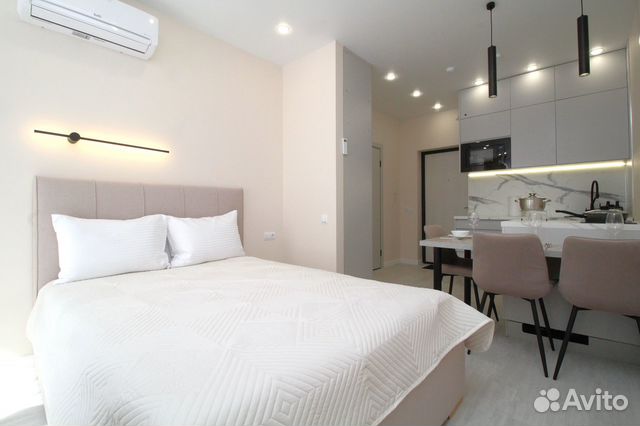 

Квартира-студия, 24 м², 2 кровати