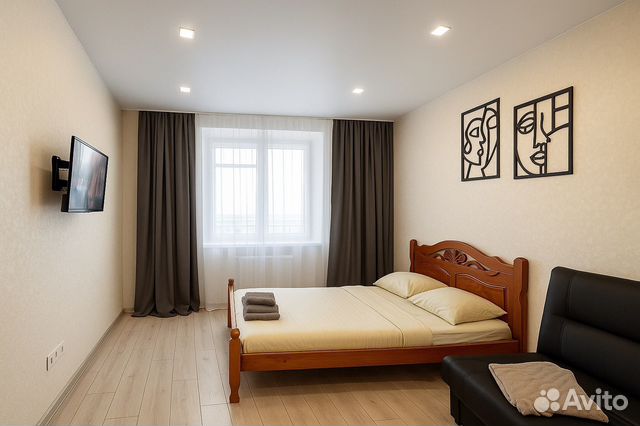 

Квартира-студия, 30 м², 2 кровати