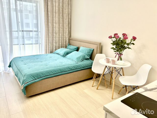 

Квартира-студия, 29 м², 2 кровати