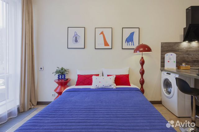 

Квартира-студия, 28 м², 1 кровать