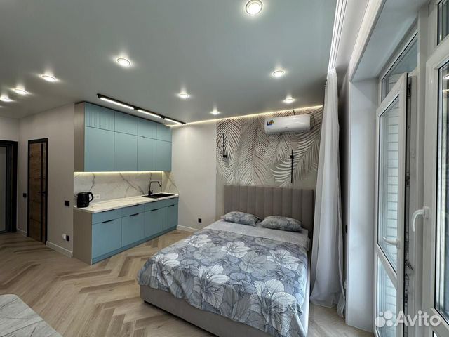 

Квартира-студия, 30 м², 1 кровать