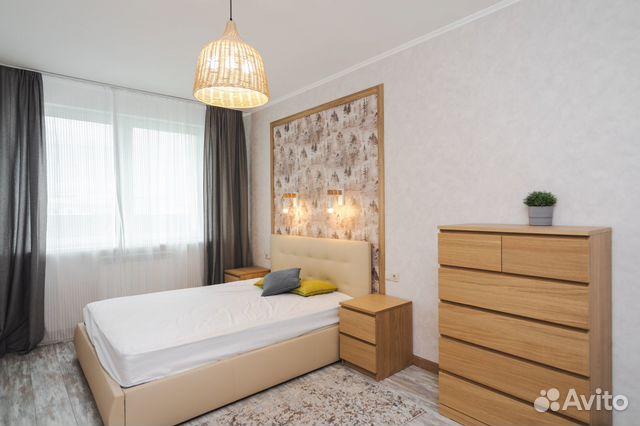 

1-к. квартира, 40 м², 2 кровати