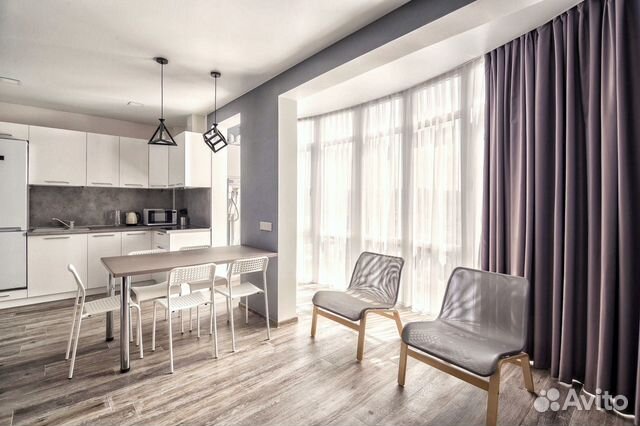 

1-к. квартира, 55 м², 2 кровати