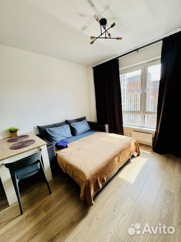 

Квартира-студия, 30 м², 1 кровать