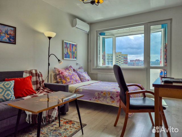 

1-к. квартира, 29 м², 2 кровати